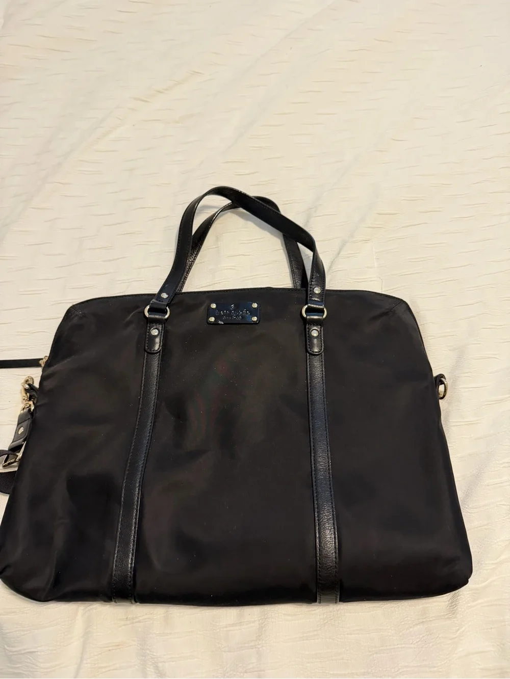 Black Men's Laptop Briefcase Tote - Unbranded